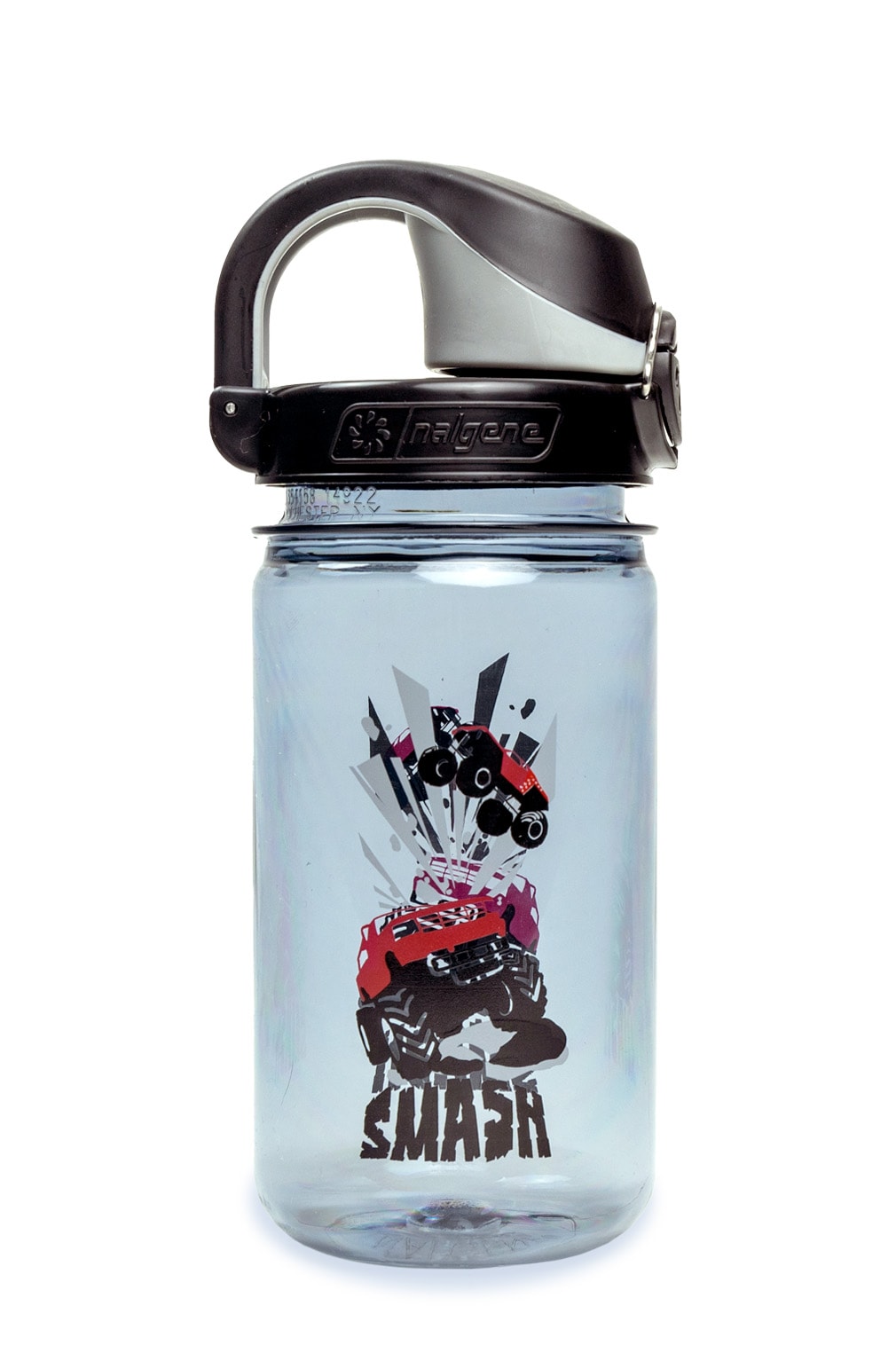 Nalgene product detail: 12oz On-The-Fly Kids Lock-Top Bottle with Graphics Y6 — 12oz On-The-Fly Kids Lock-Top Bottle with Graphics