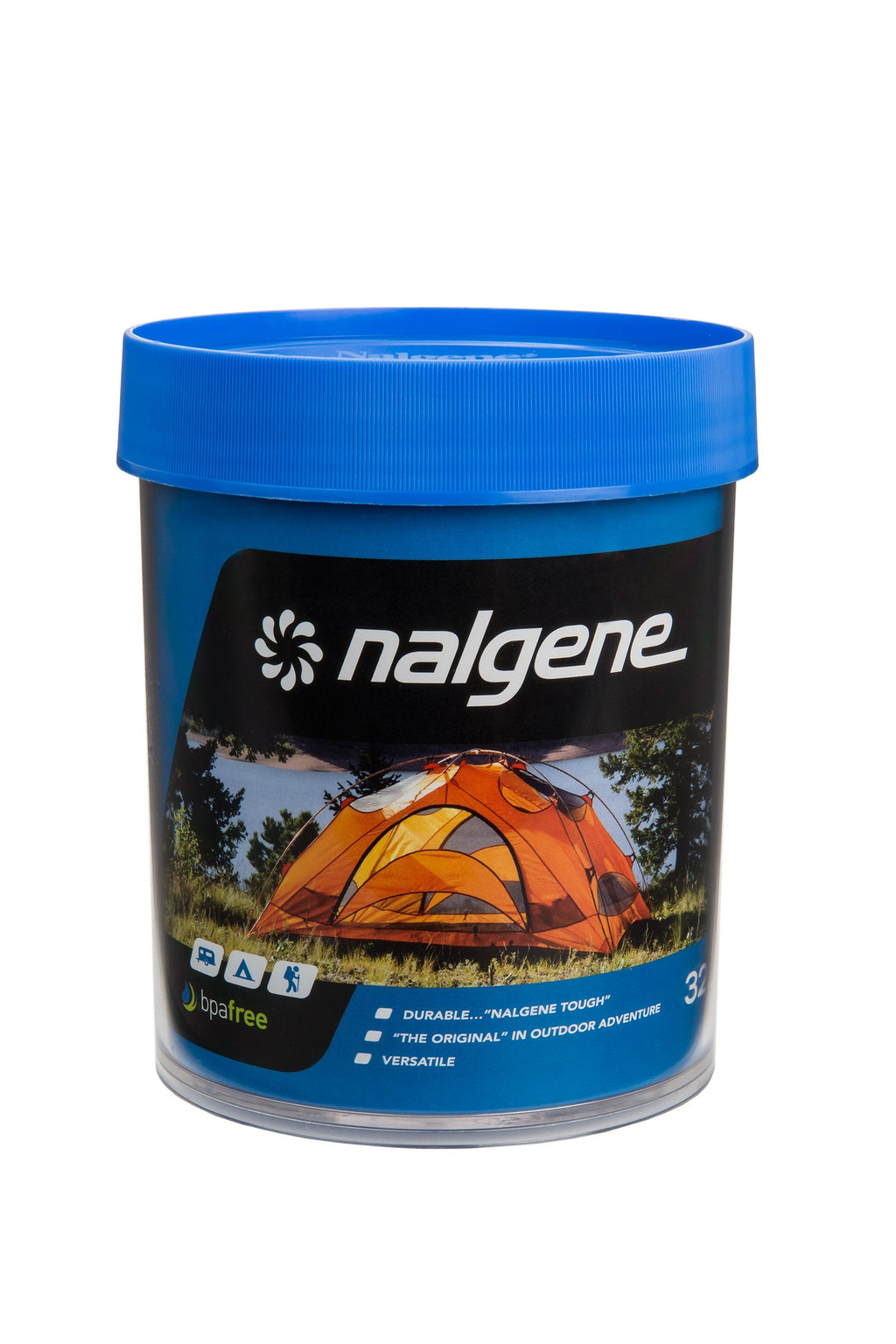 Nalgene product detail: 32oz Storage Jar – Blue Lid T0 — 32oz Storage Jar – Blue Lid