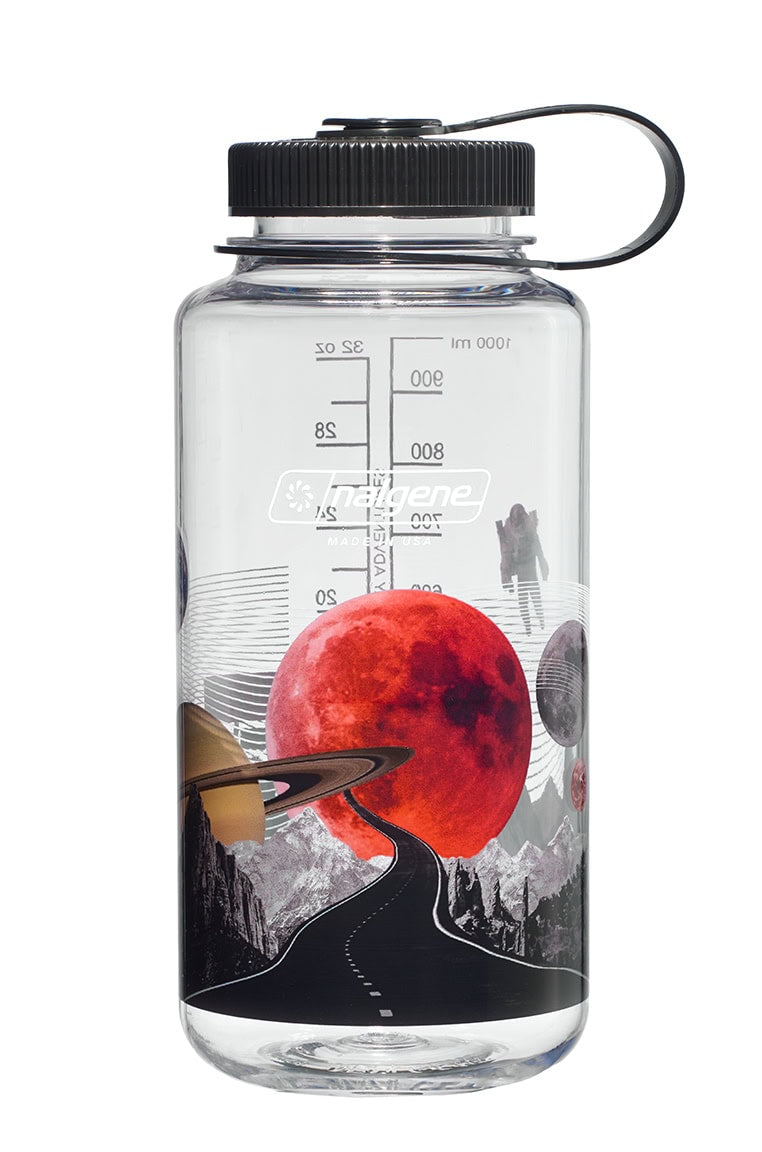 Nalgene product view: 32oz Wide Mouth Surrealist Bottles N9 — 32oz Wide Mouth Surrealist Bottles