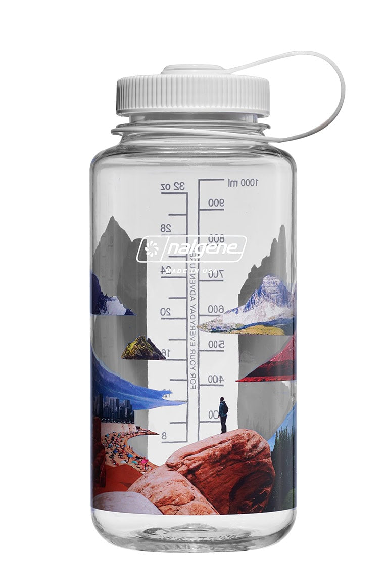Nalgene product image: 32oz Wide Mouth Surrealist Bottles N9 — 32oz Wide Mouth Surrealist Bottles