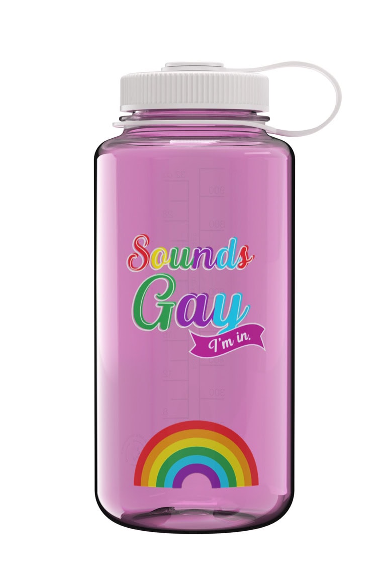 Nalgene product detail: 32oz Wide Mouth Pride Bottle S5 — 32oz Wide Mouth Pride Bottle