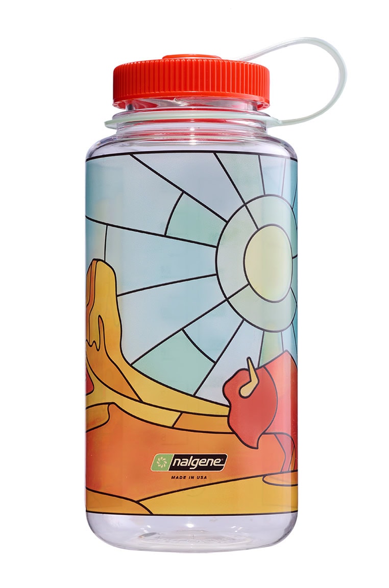 Nalgene product view: 32oz Wide Mouth Stained Glass Print Bottles H9 — 32oz Wide Mouth Stained Glass Print Bottles