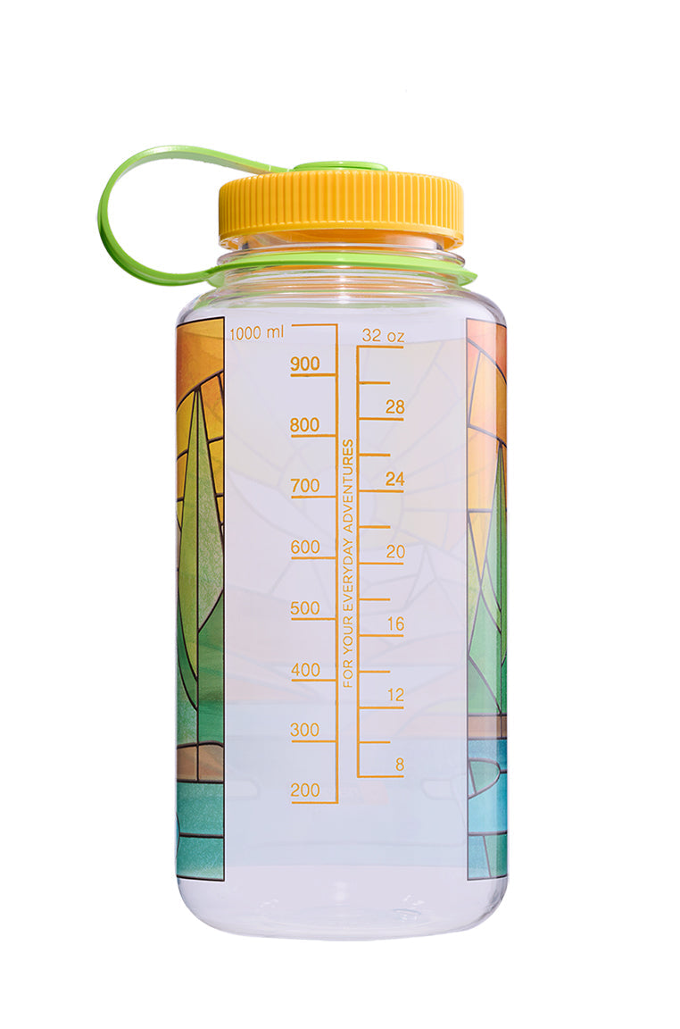 Nalgene product view: 32oz Wide Mouth Stained Glass Print Bottles H9 — 32oz Wide Mouth Stained Glass Print Bottles