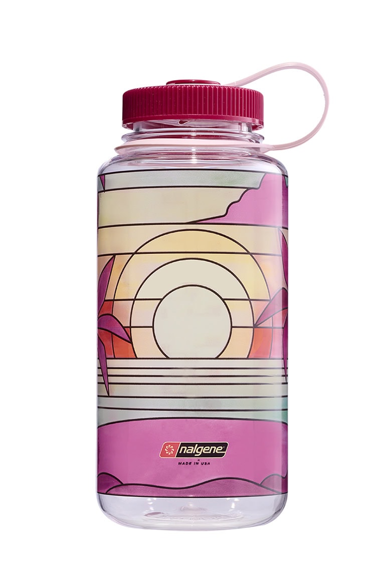 Nalgene product view: 32oz Wide Mouth Stained Glass Print Bottles H9 — 32oz Wide Mouth Stained Glass Print Bottles