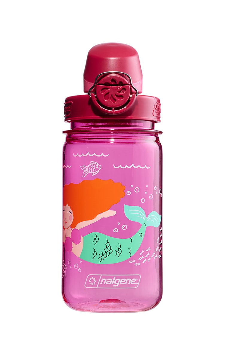 Nalgene product detail: 12oz On-The-Fly Kids Lock-Top Bottle with Graphics R8 — 12oz On-The-Fly Kids Lock-Top Bottle with Graphics