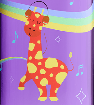 Nalgene product view: 12oz Kids Grip-N-Gulp with Graphics G3 — 12oz Kids Grip-N-Gulp with Graphics