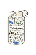 Nalgene Bottle Map Sticker — Nalgene Bottle Map Sticker M0