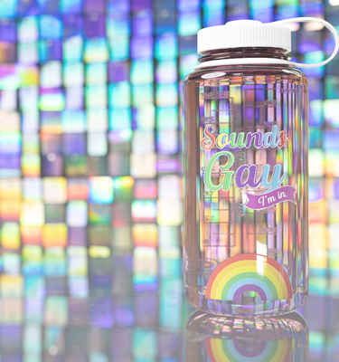 Nalgene product detail: 32oz Wide Mouth Pride Bottle S5 — 32oz Wide Mouth Pride Bottle
