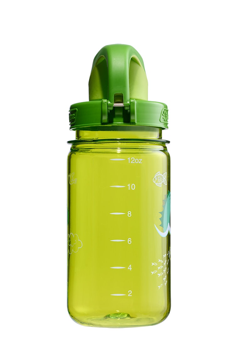 Nalgene product image: 12oz On-The-Fly Kids Lock-Top Bottle with Graphics R8 — 12oz On-The-Fly Kids Lock-Top Bottle with Graphics