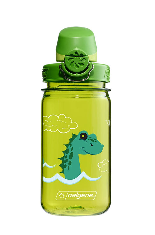 Nalgene product view: 12oz On-The-Fly Kids Lock-Top Bottle with Graphics R8 — 12oz On-The-Fly Kids Lock-Top Bottle with Graphics
