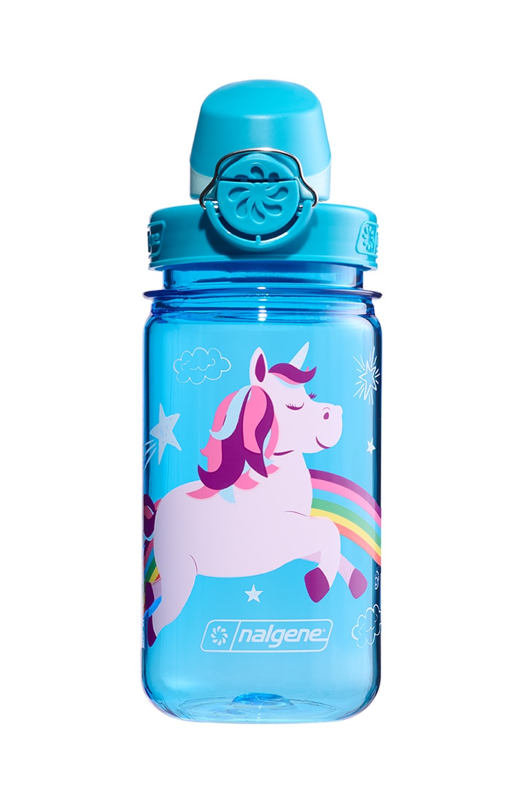 Nalgene product detail: 12oz On-The-Fly Kids Lock-Top Bottle with Graphics R8 — 12oz On-The-Fly Kids Lock-Top Bottle with Graphics