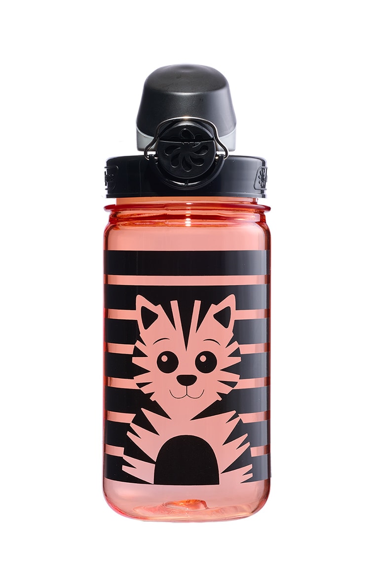 Nalgene product image: 12oz On-The-Fly Kids Lock-Top Bottle with Graphics R8 — 12oz On-The-Fly Kids Lock-Top Bottle with Graphics