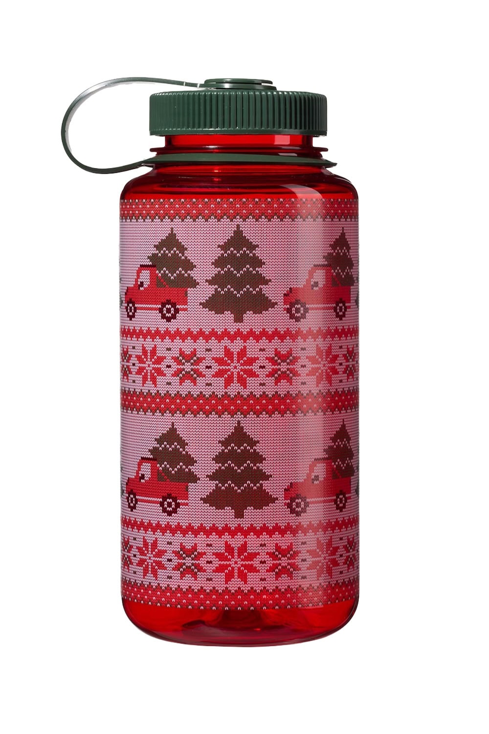Nalgene product view: 32oz Wide Mouth Ugly Sweater Bottle A6 — 32oz Wide Mouth Ugly Sweater Bottle